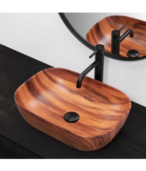 Раковина Rea Belinda wood matt REA-U5051