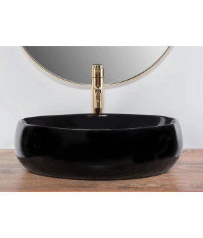 Раковина Rea Linda black REA-U8523