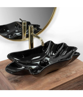 Раковина Rea Infinity black REA-U3401