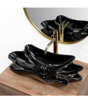 Раковина Rea Infinity black REA-U3401