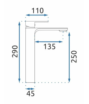 Смеситель Rea Urban chrome REA-B9905