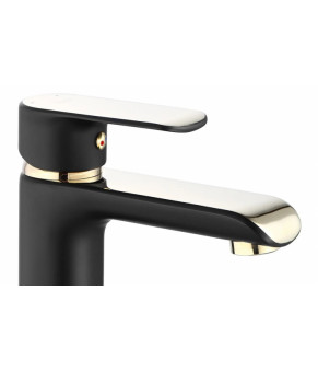 Смеситель Rea Bloom black/gold REA-B9933