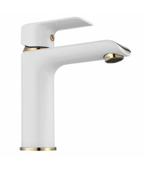 Смеситель Rea Bloom white/gold REA-B9919