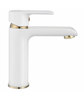 Смеситель Rea Bloom white/gold REA-B9919