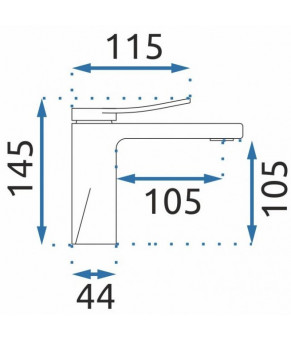 Смеситель Rea Soul gold black REA-B9960