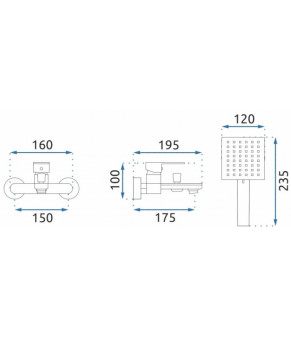 Смеситель Rea Luppo Czarna Matowa REA-B5770