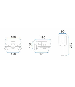 Смеситель Rea Urban chrome REA-B9906