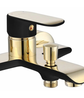 Смеситель Rea Bloom black/gold REA-B9939