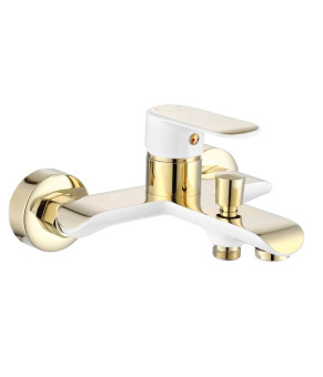 Смеситель Rea Bloom white/gold REA-B9932