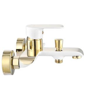 Смеситель Rea Bloom white/gold REA-B9932