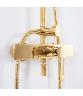 Душевая система Rea Aldi gold REA-P8802