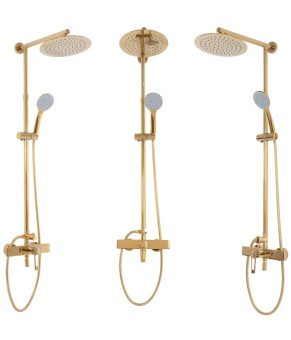 Душевая система Rea Aldi gold REA-P8802