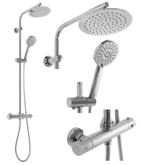Душевая система Rea Bliss chrome REA-P8805