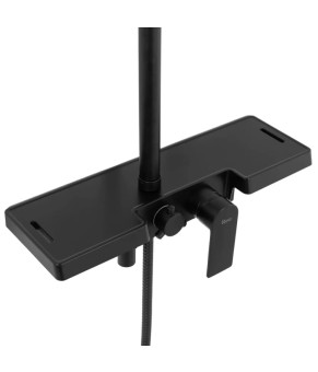 Душевая система Rea Santos black REA-P8803