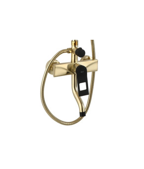 Душевая система Rea Soul gold black REA-B9962