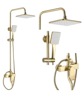 Душевая система Rea Hass gold REA-B9972