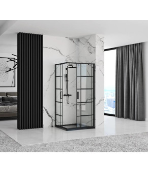 Душевая кабина Rea Concept Black REA-K6389