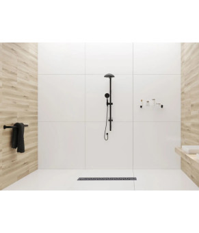 Душевой трап Rea Greek Black Matt 800 N REA-G8002