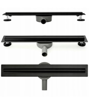 Душевой трап Rea Neo Slim Pro-700 Black REA-G8901