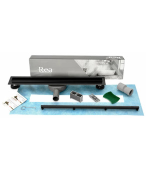 Душевой трап Rea Neo Slim Pro-700 Black REA-G8901