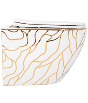 Унитаз Rea Carlos Flat Rimless Wave REA-C8767