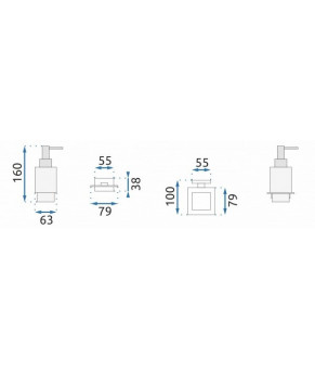 Дозатор Rea Oste 06 chrome REA-80046