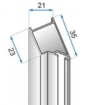 Профиль Rea Molier Chrom REA-K3261