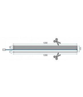 Полка для душевой стенки Rea Evo Chrom HOM-08945
