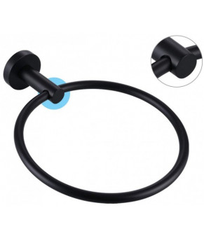 Держатель полотенец Rea Mist 05 black REA-80028