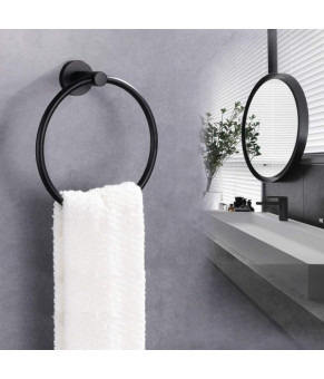 Держатель полотенец Rea Mist 05 black REA-80028