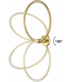 Держатель полотенец Rea Mist 05 l.gold REA-80029