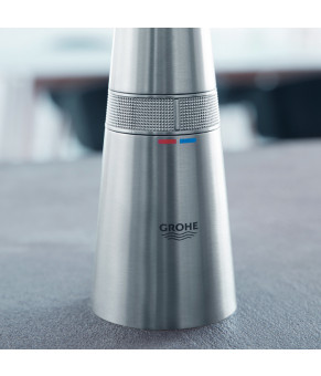 Смеситель для кухни с выдвижным изливом Grohe Zedra SmartControl 31593DC2