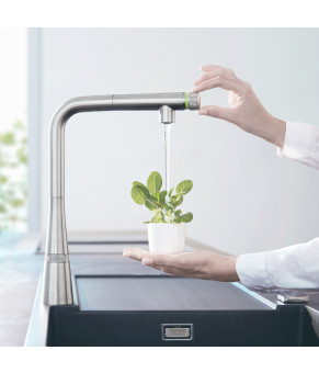 Смеситель для кухни с выдвижным изливом Grohe Zedra SmartControl 31593DC2