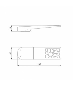Ручка для смесителя Qtap Vlasta 9928102W