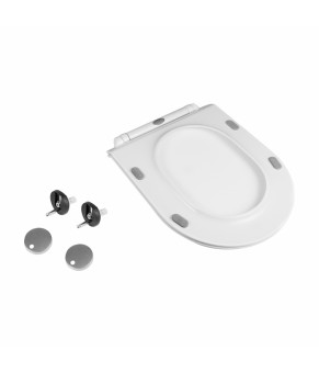Сиденье для унитаза Qtap Presto с микролифтом Slim QT26991217AW