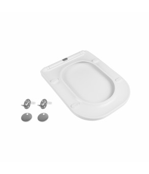 Сиденье для унитаза Qtap Nando с микролифтом Slim QT12991222AW