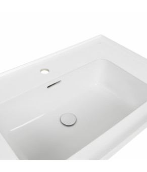 Раковина Qtap Albatross A 800х500х230 White с донным клапаном QT01115080AW