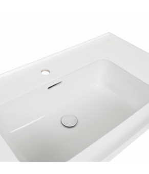 Раковина Qtap Albatross A 900х500х230 White с донным клапаном QT01115090AW