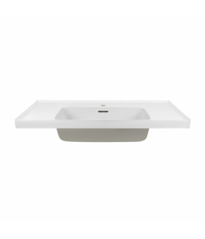 Раковина Qtap Albatross A 1000х500х230 White с донным клапаном QT01115100AW