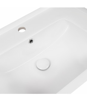 Раковина Qtap Albatross E49 600х490х200 White с донным клапаном QT01119060E49W