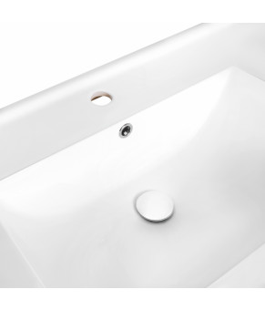 Раковина Qtap Albatross 5C 1000х480х210 White с донным клапаном QT01115100CW