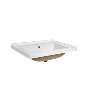 Раковина Qtap Albatross Q 600х480х230 White с донным клапаном QT01115060QW