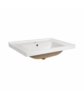 Раковина Qtap Albatross Q 700х480х230 White с донным клапаном QT01115070QW
