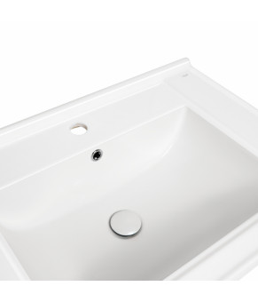 Раковина Qtap Albatross Q 700х480х230 White с донным клапаном QT01115070QW