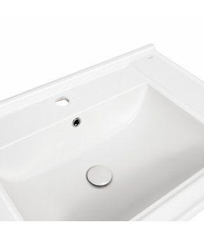 Раковина Qtap Albatross Q 800х480х230 White с донным клапаном QT01115080QW