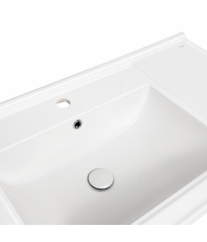 Раковина Qtap Albatross Q 1200х480х230 White с донным клапаном QT01115120QW