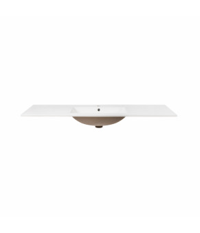 Раковина Qtap Albatross E 1500х460х180 White с донным клапаном QT01119150EW