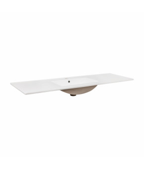 Раковина Qtap Albatross E 1500х460х180 White с донным клапаном QT01119150EW