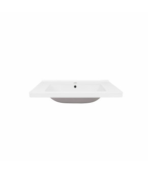 Раковина Qtap Albatross 5C 800х480х210 White с донным клапаном QT01115080CW