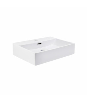 Раковина Qtap Nando K 500х355х125 White с донным клапаном QT12117050KW